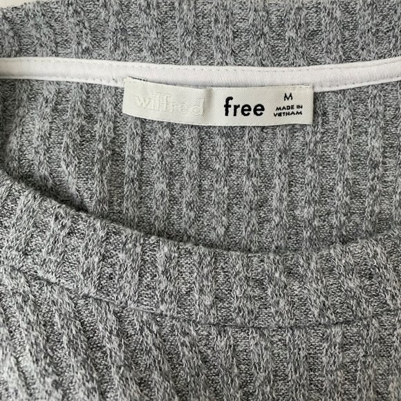 Wilfred Free Rudko Long Sleeve, Grey,  Size M - Picture 3 of 5